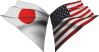 日本＆アメリカ国旗
