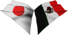 日本＆メキシコ国旗